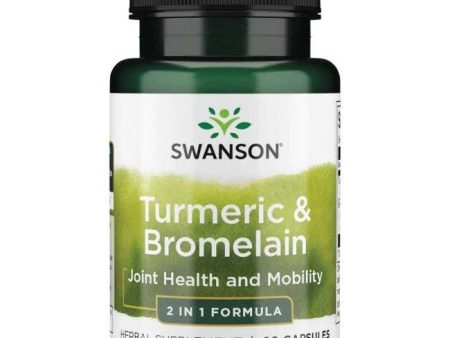 Swanson Turmeric & Bromelain - 60 caps on Sale