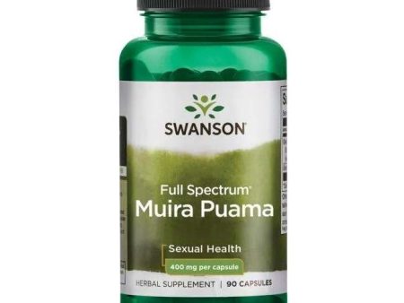 Swanson Full Spectrum Muira Puama, 400mg - 90 caps Online Hot Sale