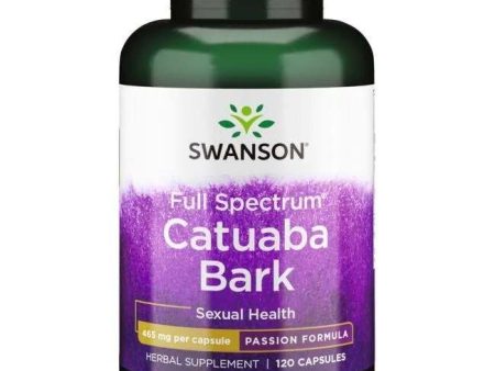 Swanson Full Spectrum Catuaba Bark, 465mg - 120 caps Supply