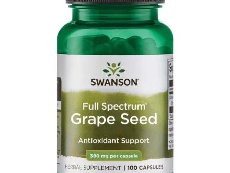 Swanson Full Spectrum Grape Seed, 380mg - 100 caps Sale