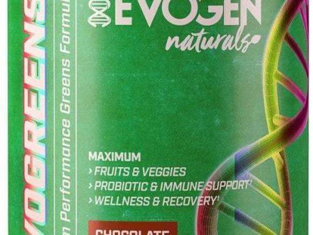 Evogen Evogreens Naturals, Chocolate - 336 grams For Cheap