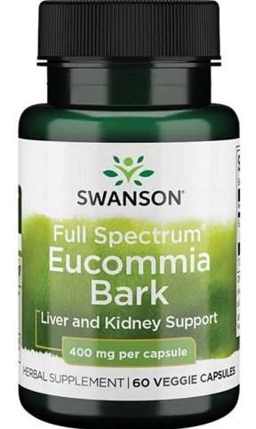 Swanson Full Spectrum Eucommia Bark, 400mg - 60 vcaps Online Sale