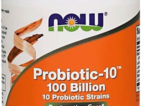 NOW Foods Probiotic-10, 100 Billion - 30 vcaps Fashion