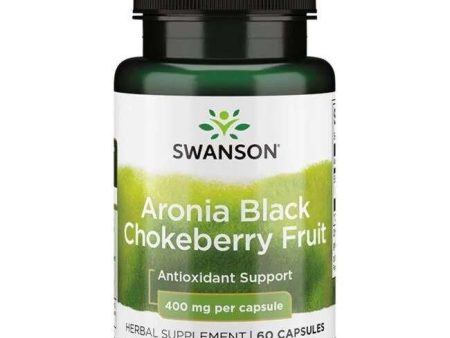 Swanson Aronia Black Chokeberry Fruit, 400mg - 60 caps Sale