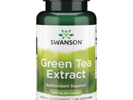 Swanson Green Tea Extract, 500mg - 60 caps Online now