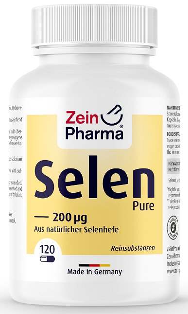 Zein Pharma Selenium Pure, 200mcg - 120 caps Supply