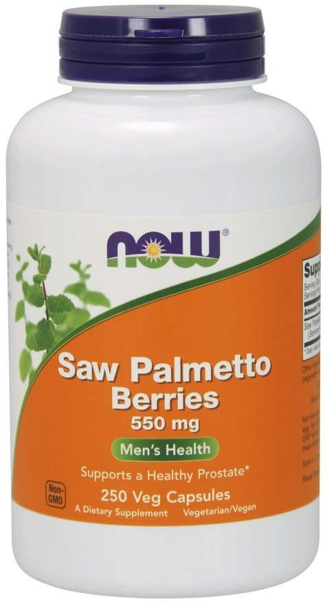 NOW Foods Saw Palmetto Berries, 550mg - 250 vcaps Online