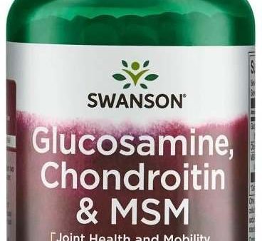 Swanson Glucosamine, Chondroitin & MSM - 360 mini-tablets Online Hot Sale