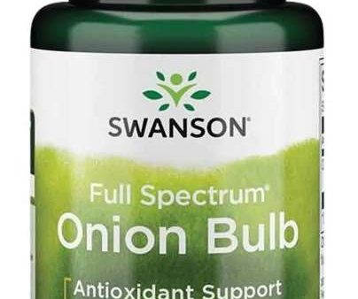 Swanson Full Spectrum Onion Bulb, 400mg - 60 caps Supply