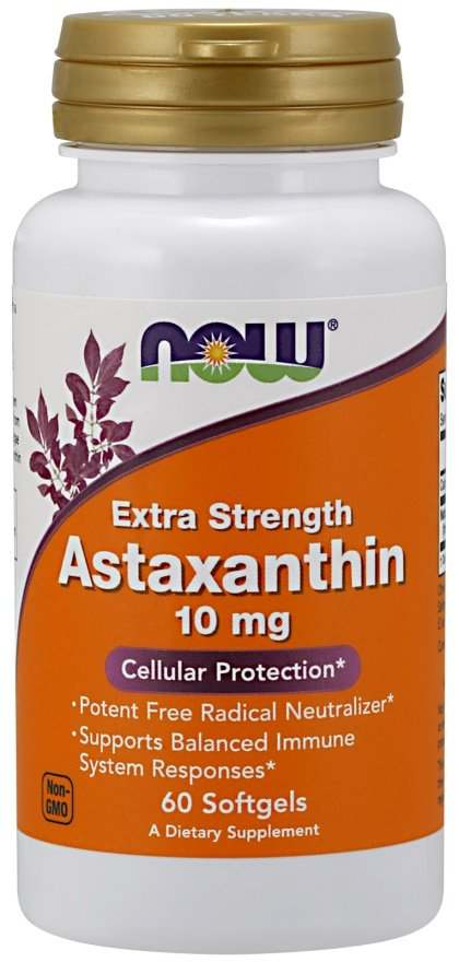 NOW Foods Astaxanthin, 10mg - 60 softgels Online now