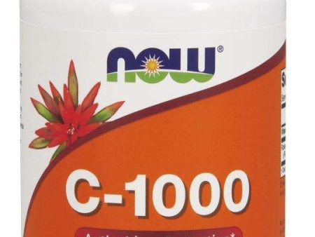 NOW Foods Vitamin C-1000 with Rose Hips - Sustained Release - 100 tablets For Cheap