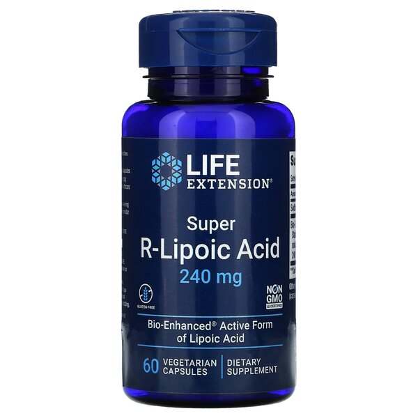 Life Extension Super R-Lipoic Acid, 240mg - 60 vcaps Online Hot Sale