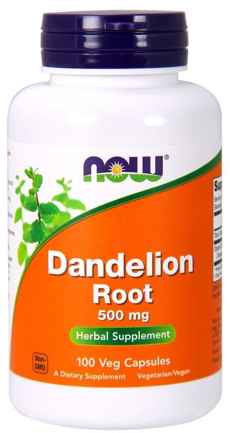 NOW Foods Dandelion Root, 500mg - 100 vcaps Online Hot Sale