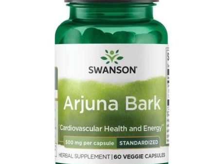 Swanson Arjuna Bark, 500mg - 60 vcaps For Cheap