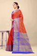 Aastha Fashion Red Silk Weaving Saree Online Sale