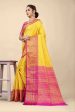 Aastha Fashion Yellow Silk Weaving Saree Online Hot Sale